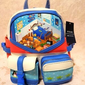 Pixar Themed Multi-Color Backpack
